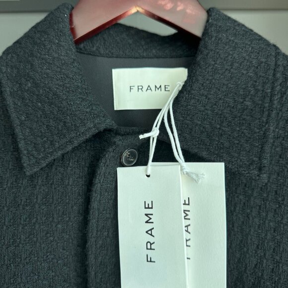 Frame Textured Shirt Jacket - Picture 3 of 6